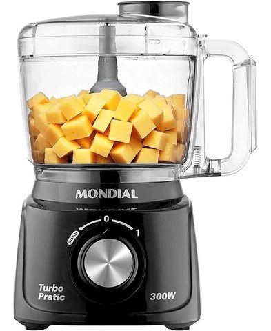 Mini Processador E Triturador De Alimentos Potente Mondial Preto/prata 127v (foto do anúncio oficial)