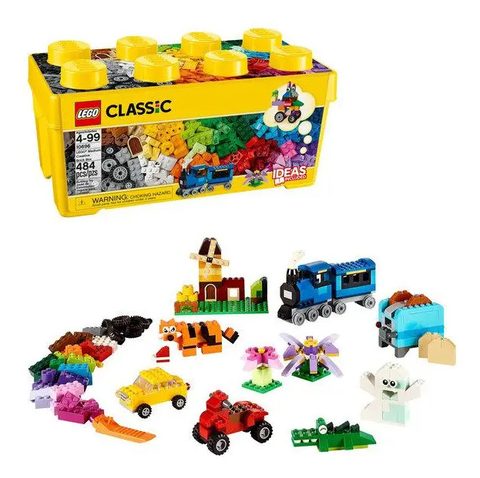 Lego Classic - Caixa Média De Peças Criativas - 484 Peças - 10696 (foto do anúncio oficial)